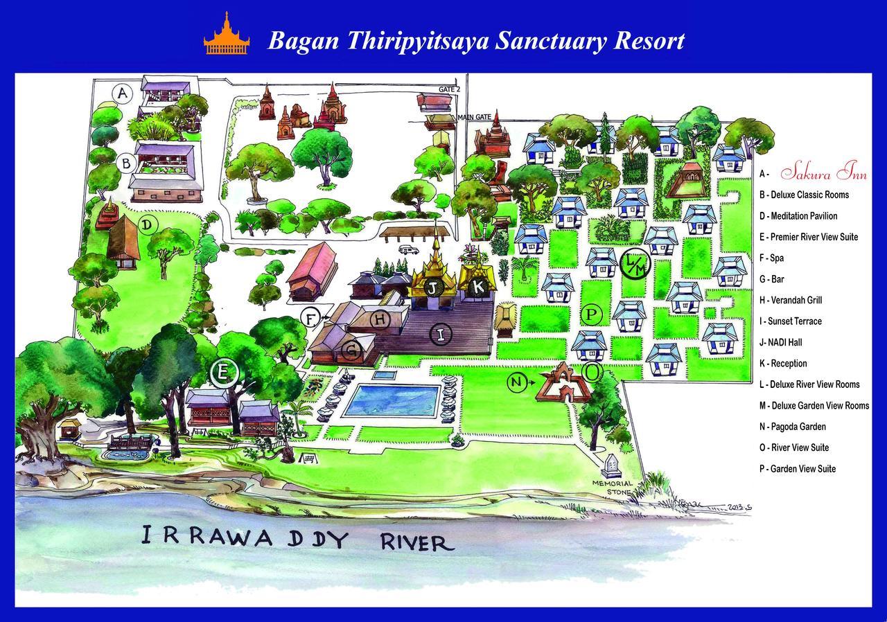 Bagan Thiripyitsaya Sanctuary Resort Exterior photo